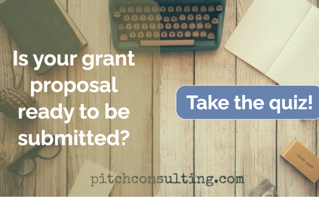 Are you REALLY ready to send out that grant proposal?